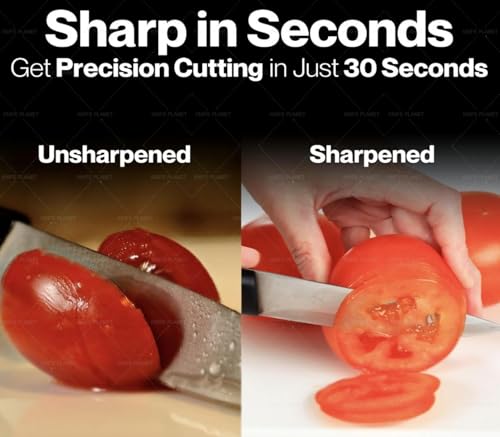 Image of KNIFEPLANET Advanced Knife Sharpener Tool for Kitchen - Sharpening Rod for Steel Knives