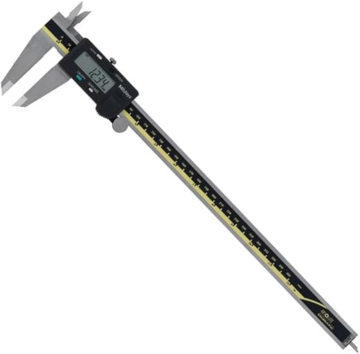 Mitutoyo 500-173 Digital Calipers, Battery Powered, Inch/Metric, for Inside, Outside, Depth and Step Measurements, Stainle...