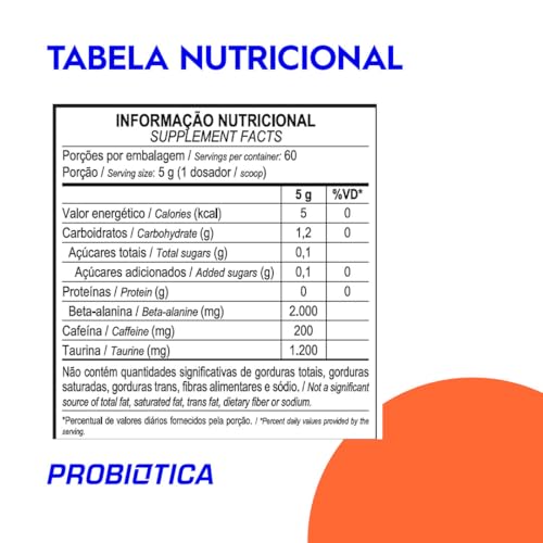 Probiótica Epic Pré Treino 300G - Probiotica (Frutas Vermelhas)