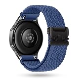 [モエライフ] スマートウォッチ 時計 ベルト 【20mm/22mm・23カラー展開・パラシュートスタイルバックル】 スマートウォッチ バンド 腕時計 ベルト ナイロン 交換バンド 無段階調整 金属バックル メンズ レディース 兼用 通気性 弾力性 伸縮性 柔軟性 向上 (ウルトラマリン, 22mm)