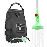 Genérico Ducha Portátil para Camping | De Baño Solar De 20 litros con Cabezal Y Manguera Extraíbles,Alcachofa de Ducha para Camping,para Viajes Acampada Glamping Hogar Jardín Balcón Y Parque