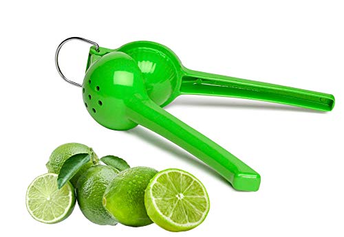 IMUSA Lemon or Lime Manual Squeezer, Citrus Juicer for Max Extraction, Green