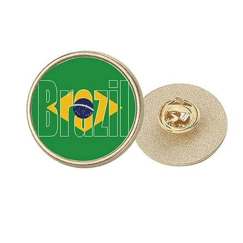 Broche Brésil dorée Art Déco M : sublimez vos tenues de soirée et vos blazers