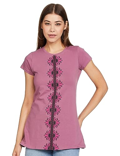 Image of Lyra Women's Cotton Regular Fit T-Shirt