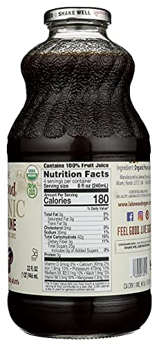 Lakewood Organic Pure Prune, 32 Fl Oz (Pack Of 6) #TOP4