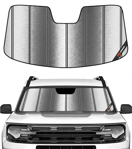 Windshield Sunshade for Ford Bronco Sport 2021-2025 Front Window Shade - Metallic