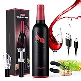 【 Tolle Dekoration für Zuhause 】 Der Weinflaschenöffner in Form von Wein bringt etwas Spaß zu Familienessen, Freunden und Weinprobier-Party, so dass jeder ein Glas Wein und Glück genießen kann.