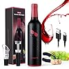 Assark 5 in 1 Korkenzieher Elektrisch, Wiederaufladbarer Weinöffner Elektrisch mit Folienschneider, Weinausgießer, Vakuumstopfen, USB-Ladekabel