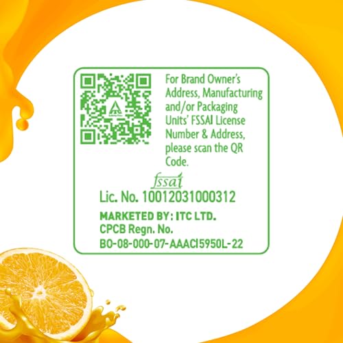 Image of B Natural Orange Juice, Enriched with Vitamin C & E, 1 litre