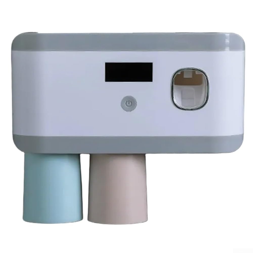 Porte-brosse à dents mural haut de gamme à stérilisation UV et finitions épurées