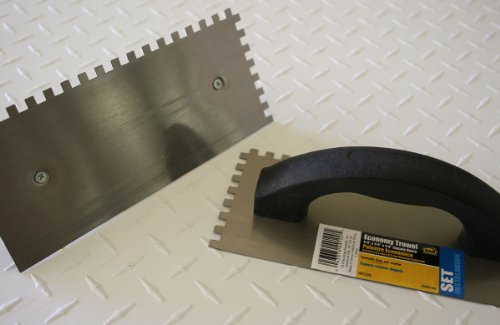 M-D Building Products 49100 1/4 in. x 1/4 in. x 1/4 in. Economy Square Notch Trowel - Image 5