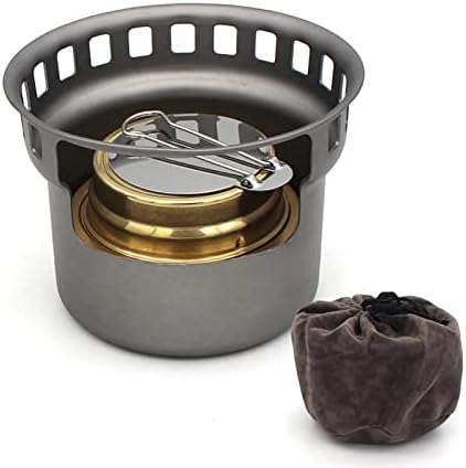 kowaku Spirit Burner with Bag Lightweight for Travel Camping Backpacking, Gray — view 3