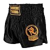 Hardcore Training Classic Muay Thai Shorts Black White Red Camo Blue Kick Boxing MMA Combat Sport Sparring Trunks Blue M