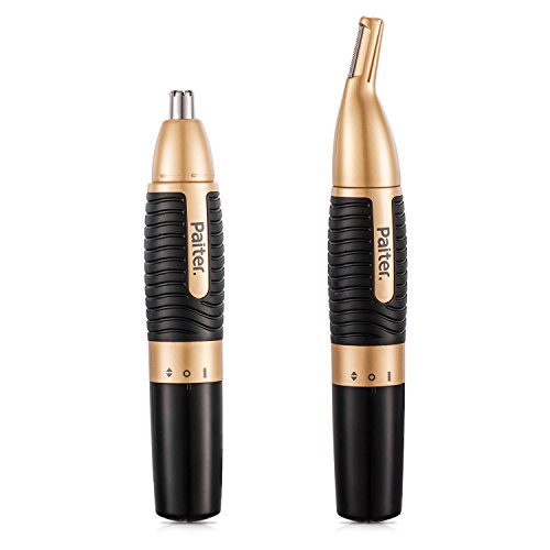 Nose Hair Trimmer Men’s Nose Trimmer 2 in 1 Battery Operated Eyebrow Trimmer for Men AA Battery Included
