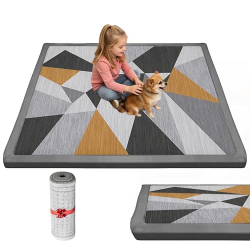 Tapis de jeu pour bébé doux et épais qui protège des sols froids