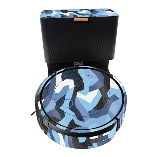 Glossy Glitter Smart Home Skin Compatible with iRobot Roomba J5 Plus - Sky Camouflage - Premium 3M Vinyl Protective Wrap Decal Cover - Easy to Apply | Crafted in The USA by MightySkins
