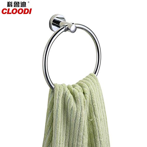Porte-serviettes mural cuivre chromé support de drap de bain moderne et robuste - 3
