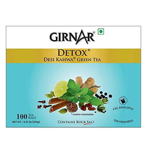 Girnar Food & Beverages Pvt. Ltd. Detox Green Tea (Desi Kahwa) (100 Tea