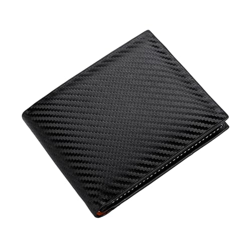 Lyqaq Cartera delgada para hombre | Soporte minimalista para tarjetas de crédito con bloqueo RFID, cartera ligera con caja de regalo, carteras para hombre con bolsillo para monedas, regalos para