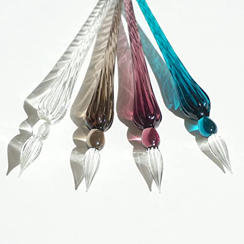 Herbin Jacques Ref 214/77 - Round Glass Dip Pen - Clear #TOP1