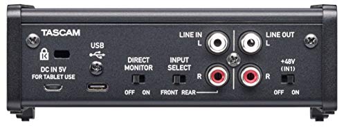 Image of Tascam Audio Interface, Black (US-1X2HR)