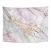 Emvency Tapestry Pink White Marble Pattern with High Resolution Gray Black Home Decor Wall Hanging for Living Room Bedroom Dorm 60x80 Inches