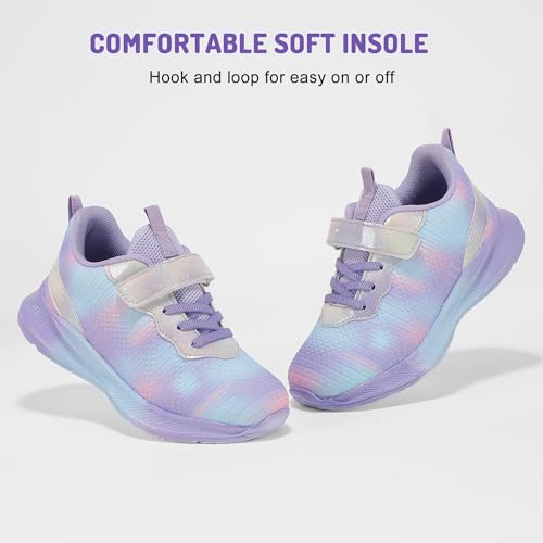 Hehainom Girls Shoes Kids Breathable Lightweight Toddler Sneakers Tennis Walking Casual Shoes2