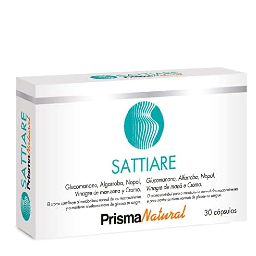 Prisma Natural - Sattiare - Pastillas saciantes de apetito - 30 cápsulas