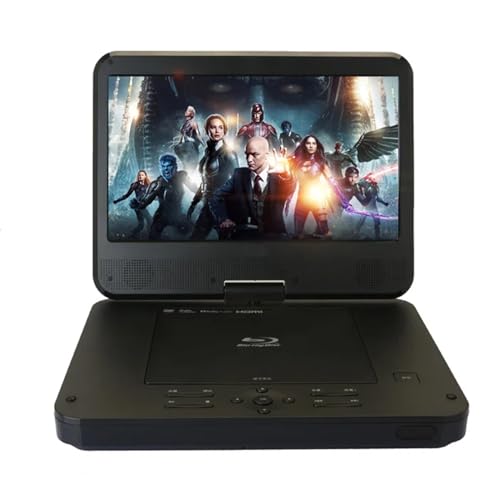 Reproductor Portátil DVD Blu-ray Pantalla HD 10" Entrada/salida HDMI Batería Recargable Reproducción MP4 1080P Dolby Audio USB/SD - imagen 2