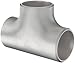Stainless Steel 304/304L Butt-Weld Pipe Fitting, Tee, Schedule 40, 4" Pipe Size