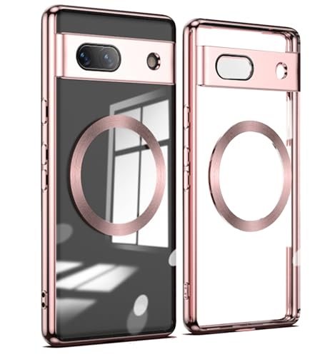 MuZiF Google Pixel 7a p P[X NA bLH MagsafeΉ iv Yی TPU \tgP[X Čy lC ϏՌ gуJo[ X}zP[X sNZ 7a NAP[X (Google Pixel 7A,