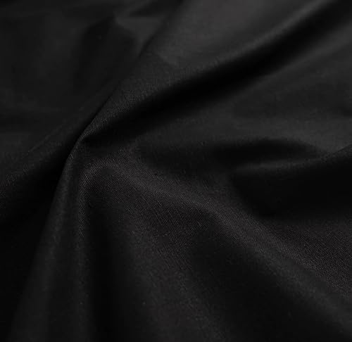 AK Trading CO. | Premium 10oz Black Cotton Duck Canvas Fabric | Heavyweight | 60'' Wide | Arts & Crafts, Upholstery, Home Projects - 1 Yard