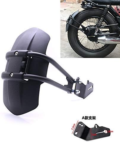 Retro Vintage Black Rear Wheel Fender Splash Mudguard Mud Guard Cover for Dirt Bike Off-Road
