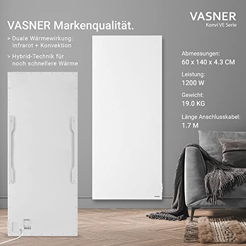 Hybridheizung Vasner Konvi VE Vertikal Elektroheizung mit Thermostat