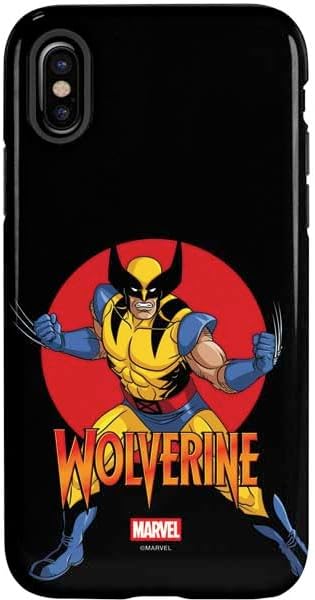 Skinit Pro Phone Case Compatible with iPhone X - Officially Licensed Marvel X-Men Wolverine Design