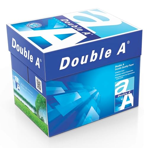 Double A A3 Paper Box of 5 Reams | 297mm x 420mm | Bright White Sheets for Office School & Home Use