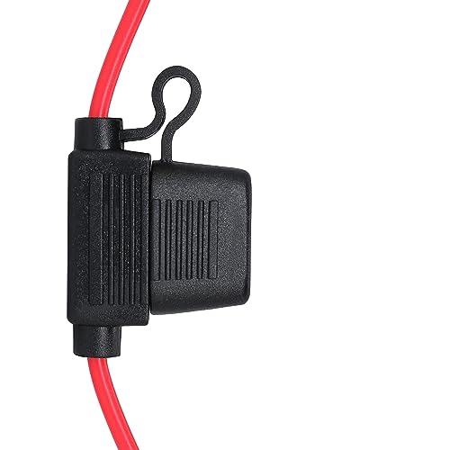 Waterproof Inline Automotive Fuse Holder 6 Pack for Standard Fuse UL1015 14 Gauge AWG Wire 12 Inches, Fit for ATO ATC Medium Blade Fuse - Image 4
