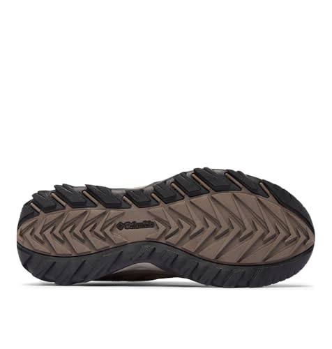 Columbia Columbia Mens Strata Trail Low, Mud/Tangy Orange, 11