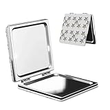 Parfaitement portable : ce miroir de poche présente un mélange de commodité et d'élégance. Il s'ouvre jusqu'à 180° pour une position plate et peut être maintenu à n'importe quel angle selon vos besoins. Avec son design portable, il se glisse parfaitement dans votre sac à main, poche ou sac à main, ce qui le rend parfait pour les concerts, les voyages, le camping, et plus encore.