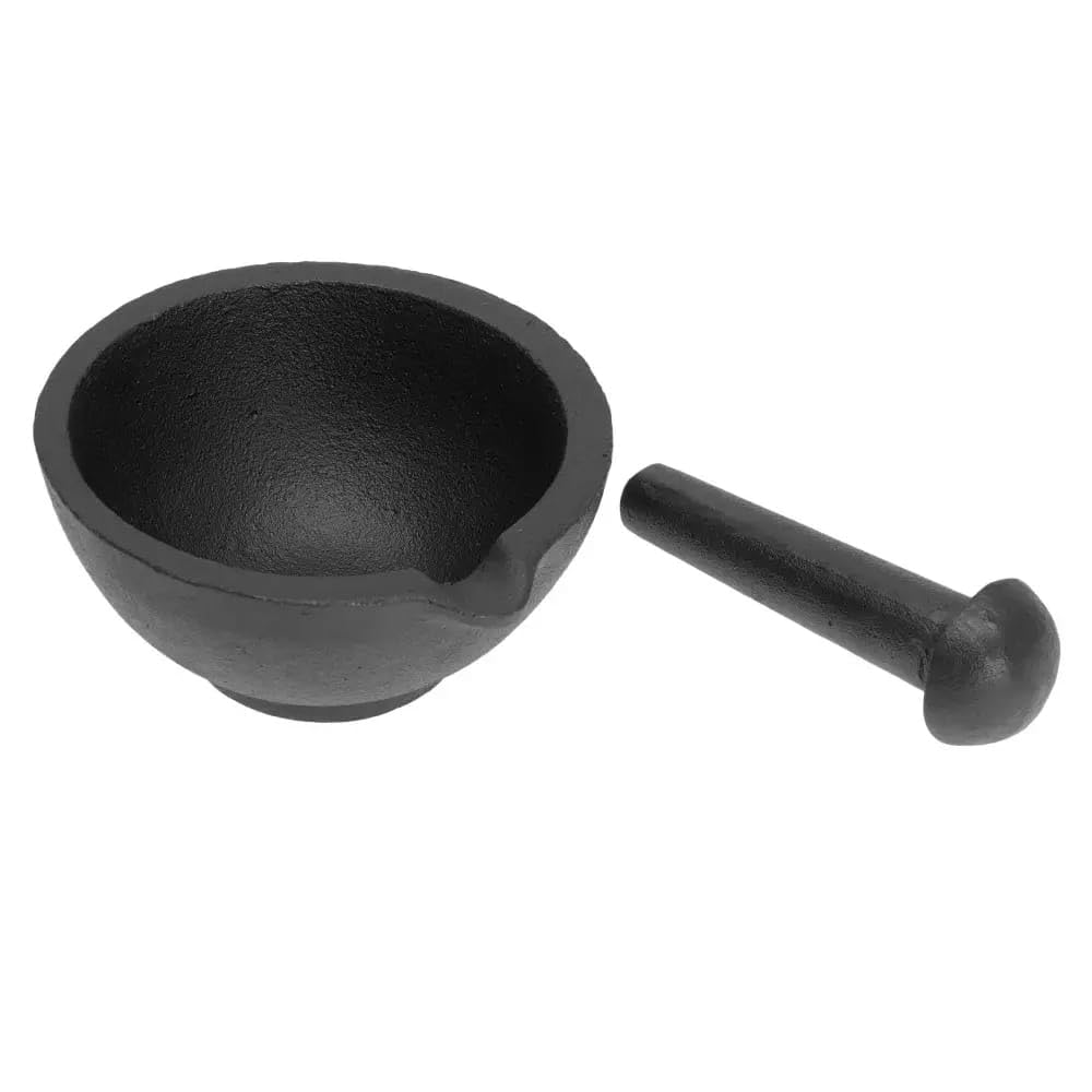 Kinghoff - Set di mortaio e pestello in ghisa KH-1197