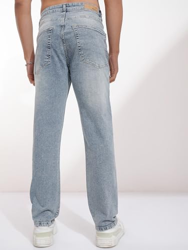 Image of Highlander Men's Straight Fit Jeans | Stretchable | Everyday Comfort & Style| Jeans for Man