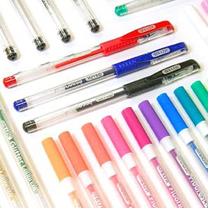 BAZIC Essence Asst Color Gel-Pen with Cushion Grip 6 Per Pack 1734-12P — view 3
