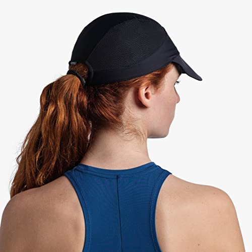 Buff Solid Black Gorra Run, Unisex Adulto, Multicolor, L/XL