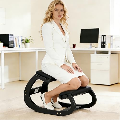 Ergonomic Kneeling Chair with Rocking Base