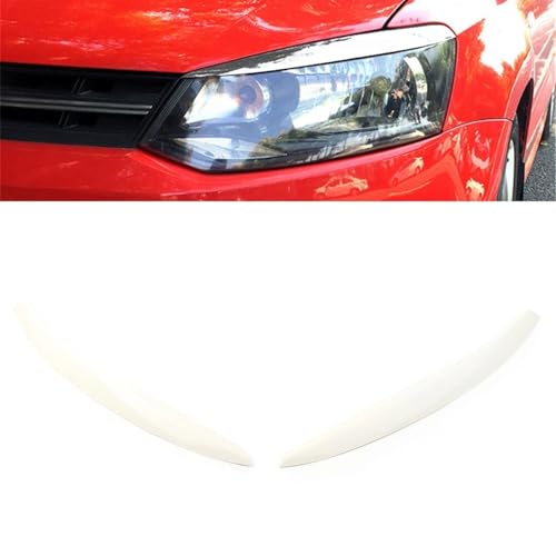 Paupières de Phares Noir Brillant VW Polo 6R 6C Finition Premium Look Sport