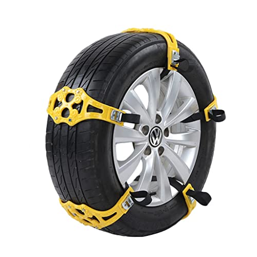 Cadenas for la nieve TPU negro para coches y camiones de 165-265 mm