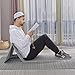 Foldable Muslim Prayer Mat with Back Rest Support, Thick Padded Islamic Prayer Rug, Travel Portable Carpet for Women Men, janamaz, Sajadah, Meditation Prayer Ramadan Eid Gift with Hat and 33 Beads