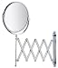 WENKO Cosmetic Mirror Wall Mounted Telescopic Chrome