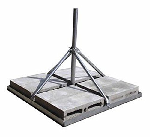 Amazon.com: ROHN FRM166 Non-Penetrating Roof Mount with 1.66