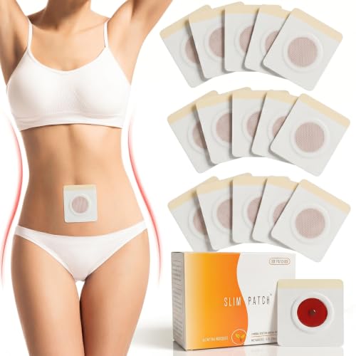 30 Parches para Adelgazar y Quemar Grasa del Abdomen – Extractos Naturales, Detox y Reducción de Cintura – Pérdida de Peso Rápida – Válido para Mujer y Hombre